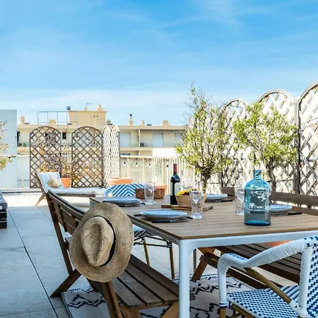 3p Rooftop Palm Beach, Plages A 2min A Pied - 3p Rooftop Palm Beach, Plages A 2min A Pied Mae-2503 戛纳