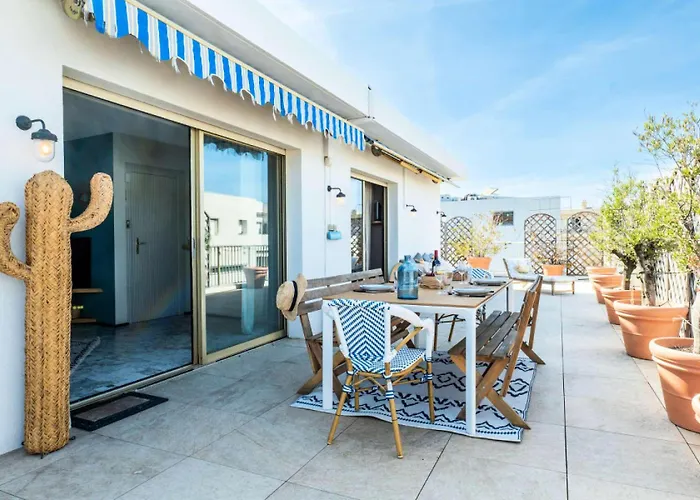 아파트 3p Rooftop Palm Beach, Plages A 2min A Pied - 3p Rooftop Palm Beach, Plages A 2min A Pied Mae-2503 *